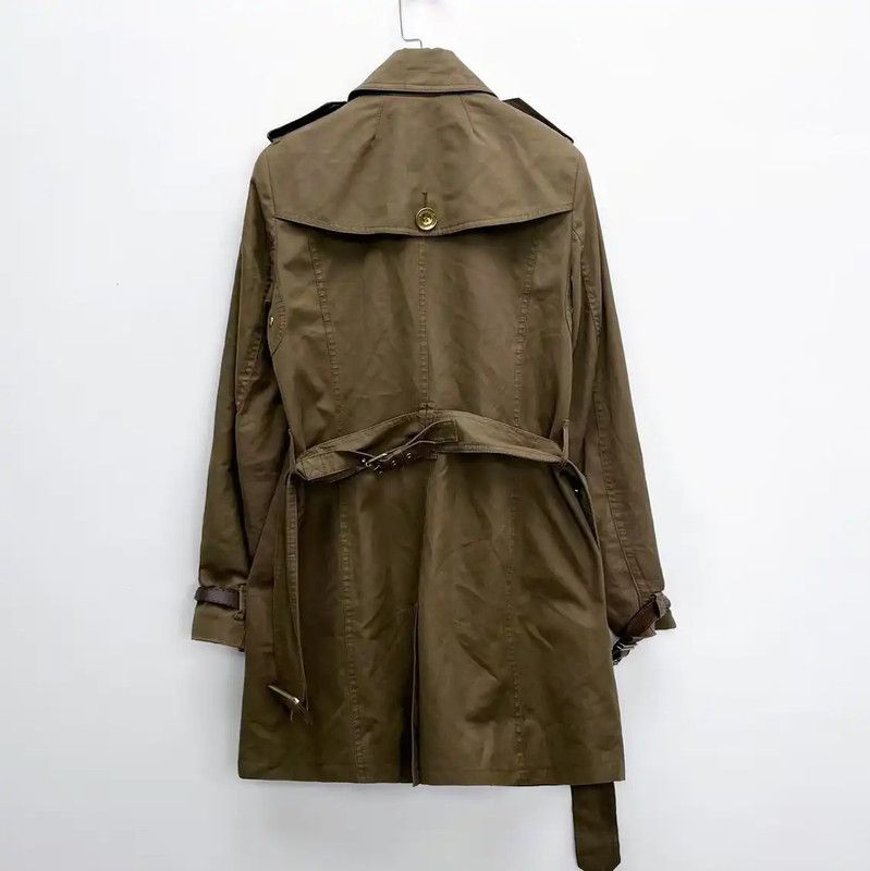 Burberry Burberry Khaki Cotton Blend Trench Coat Size S / US 4 / IT 40 - 2 Thumbnail
