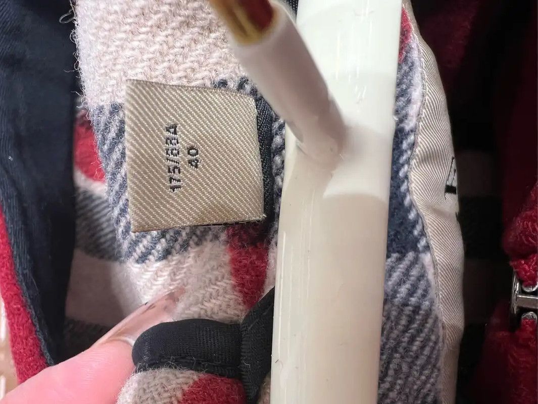 Burberry Burberry Red Wool Women's Coat Size M / US 6-8 / IT 42-44 - 4 Thumbnail