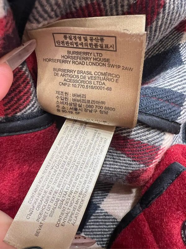 Burberry Burberry Red Wool Women's Coat Size M / US 6-8 / IT 42-44 - 8 Thumbnail
