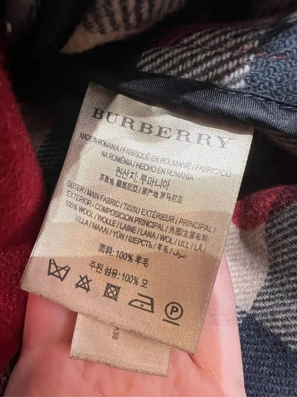 Burberry Burberry Red Wool Women's Coat Size M / US 6-8 / IT 42-44 - 6 Thumbnail
