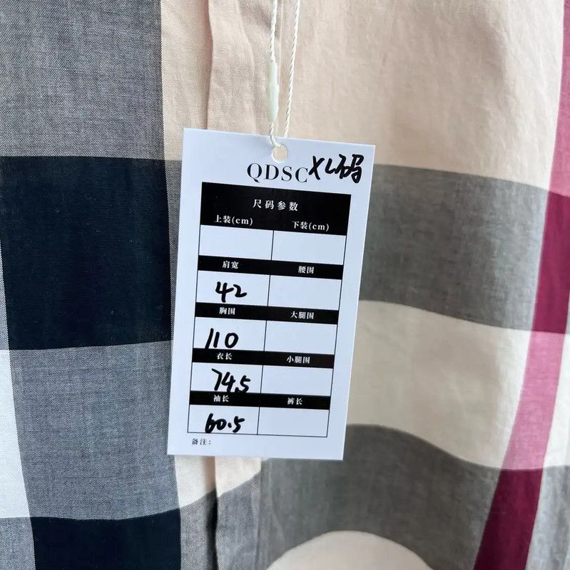 Burberry Burberry Beige Cotton Women's Shirt Size XL / US 12-14 / IT 48-50 - 5 Thumbnail