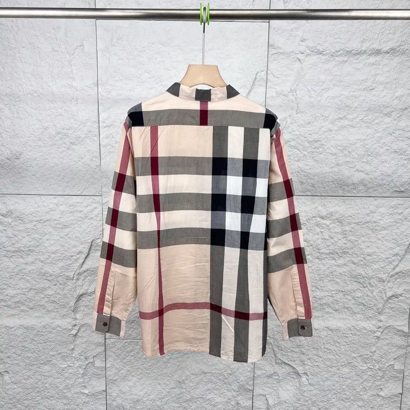 Burberry Burberry Beige Cotton Women's Shirt Size XL / US 12-14 / IT 48-50 - 2 Thumbnail