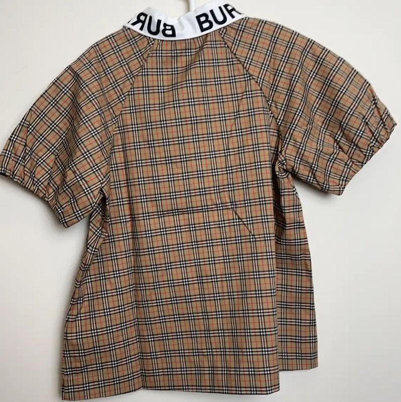 Burberry Burberry Brown Cotton Women's Dress Size XXS / US 00 / IT 34 - 2 Thumbnail