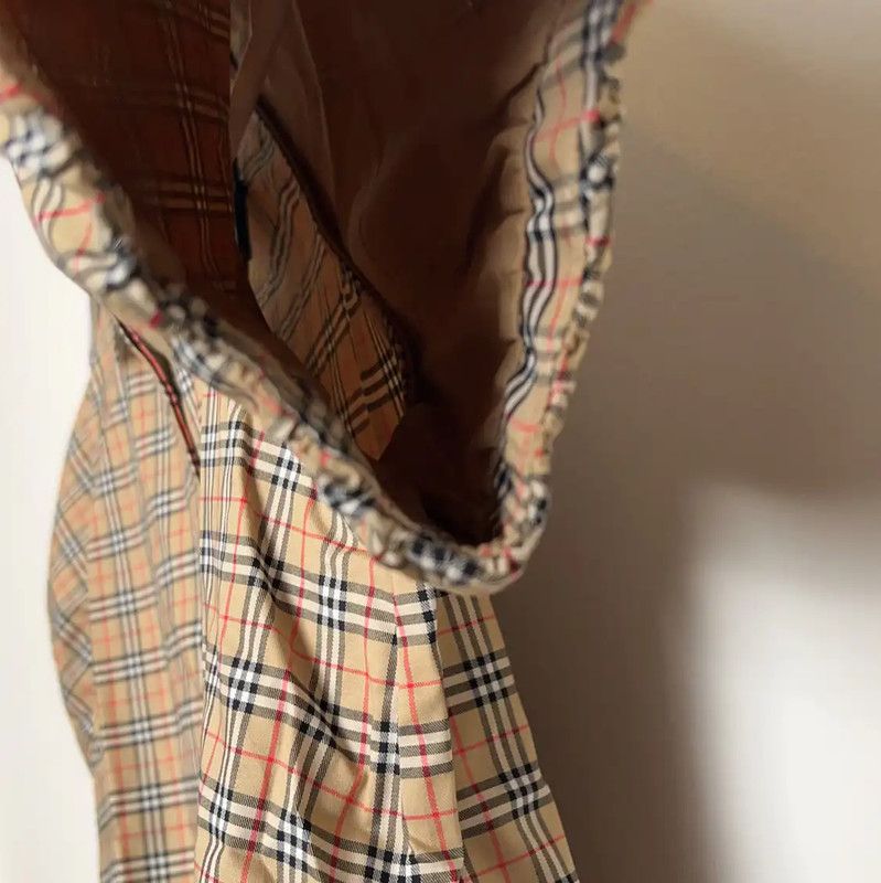 Burberry Burberry Brown Cotton Women's Dress Size XXS / US 00 / IT 34 - 7 Thumbnail