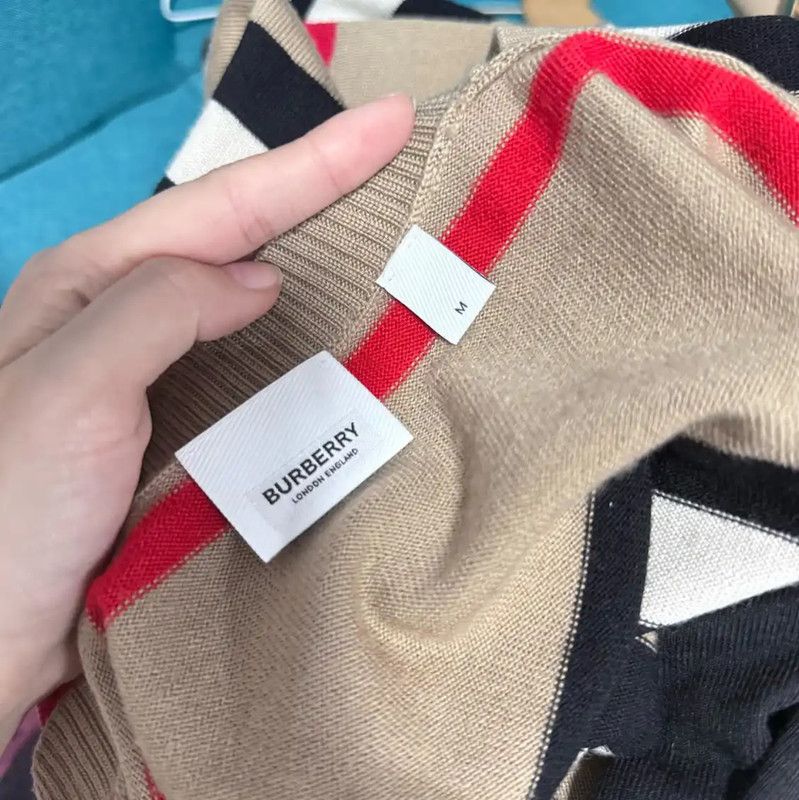 Burberry Burberry Women's Khaki Wool Cardigan M Size Size M / US 6-8 / IT 42-44 - 5 Thumbnail