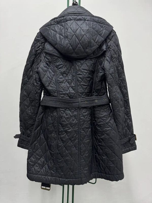 Burberry Burberry Black Cotton Check Quilted Jacket Size M / US 6-8 / IT 42-44 - 3 Thumbnail