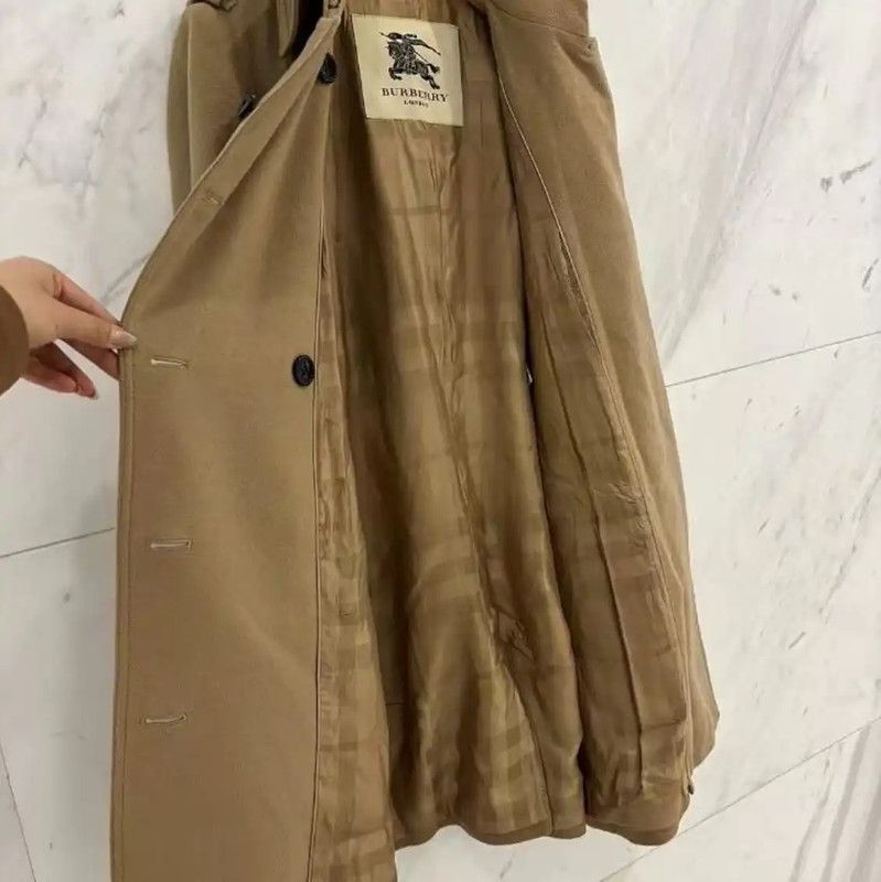 Burberry Burberry Camel Double-Breasted Wool Coat Size XL / US 12-14 / IT 48-50 - 3 Thumbnail