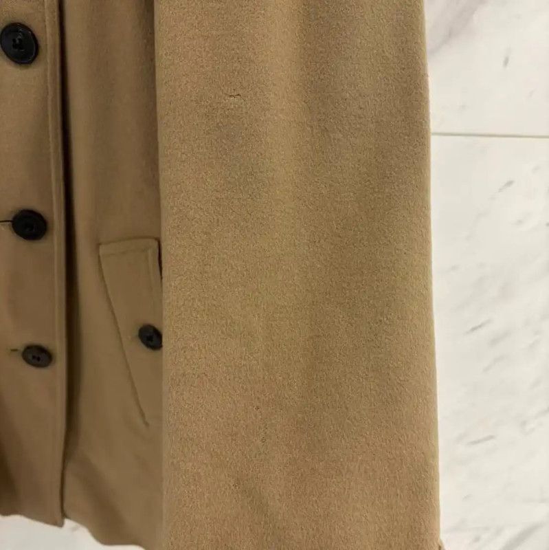 Burberry Burberry Camel Double-Breasted Wool Coat Size XL / US 12-14 / IT 48-50 - 6 Thumbnail