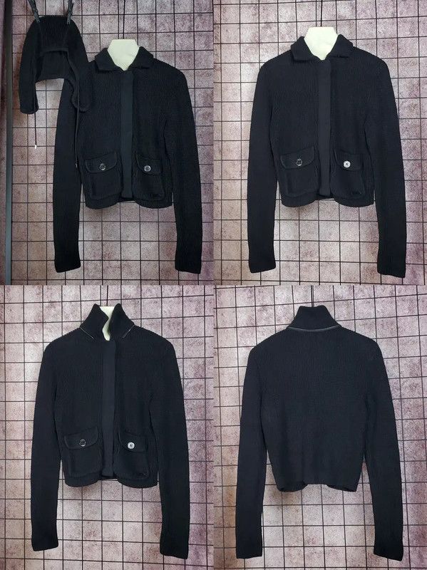 Burberry Burberry Black Logo Hooded Long Sleeve Knit Top Size S / US 4 / IT 40 - 3 Thumbnail