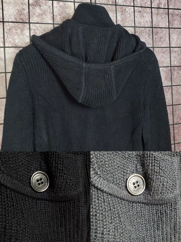 Burberry Burberry Black Logo Hooded Long Sleeve Knit Top Size S / US 4 / IT 40 - 8 Thumbnail