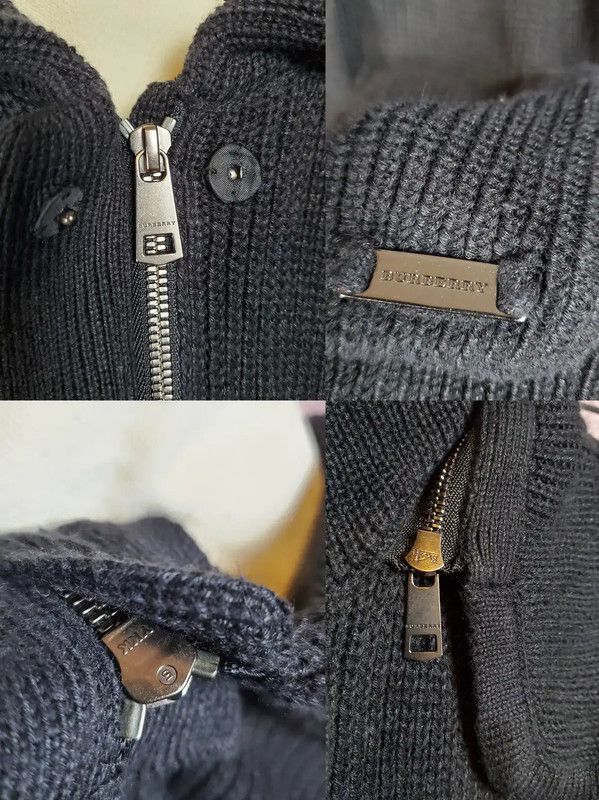 Burberry Burberry Black Logo Hooded Long Sleeve Knit Top Size S / US 4 / IT 40 - 7 Thumbnail