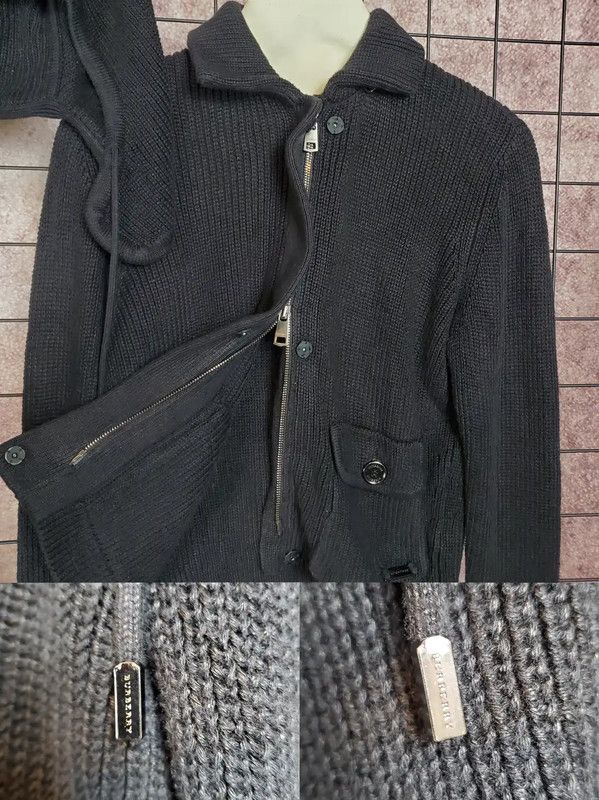 Burberry Burberry Black Logo Hooded Long Sleeve Knit Top Size S / US 4 / IT 40 - 5 Thumbnail