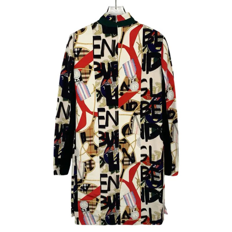 Burberry Burberry Multicolor Silk Dress for Women Size XXS / US 00 / IT 34 - 2 Thumbnail