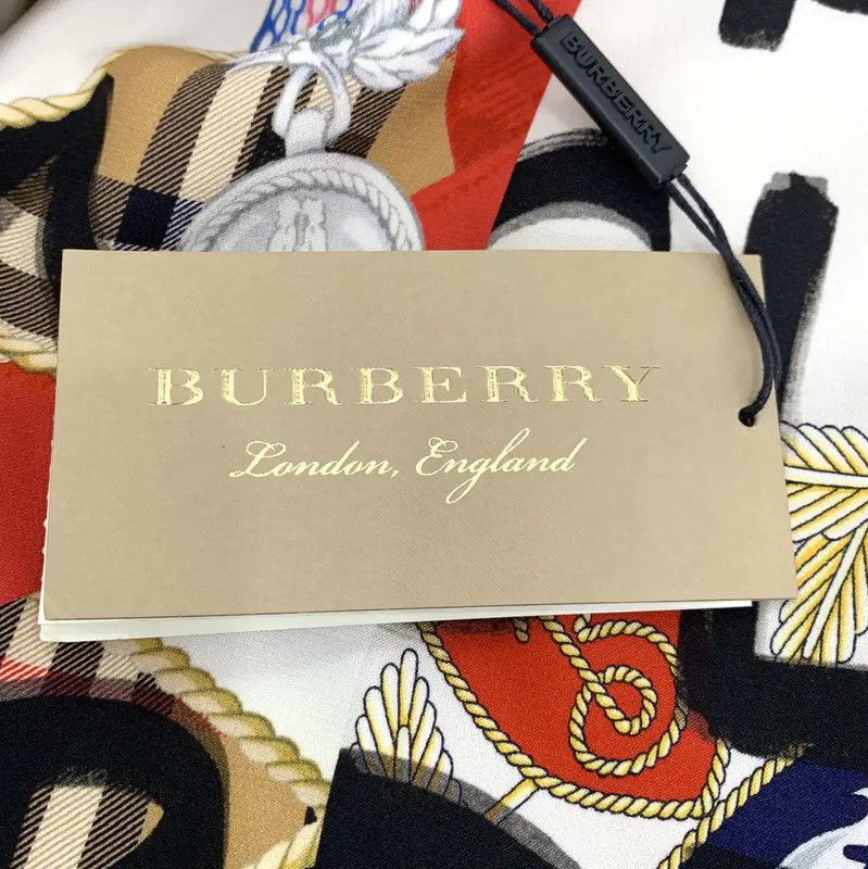 Burberry Burberry Multicolor Silk Dress for Women Size XXS / US 00 / IT 34 - 7 Thumbnail