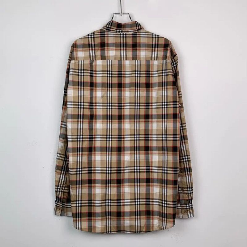 Burberry Burberry Women's Khaki Cotton Shirt Size L / US 10 / IT 46 - 2 Thumbnail