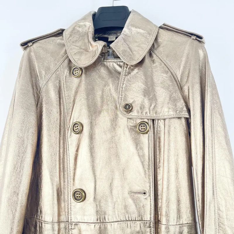 Burberry Burberry Gold Spring Autumn Trench Coat Size S / US 4 / IT 40 - 3 Thumbnail