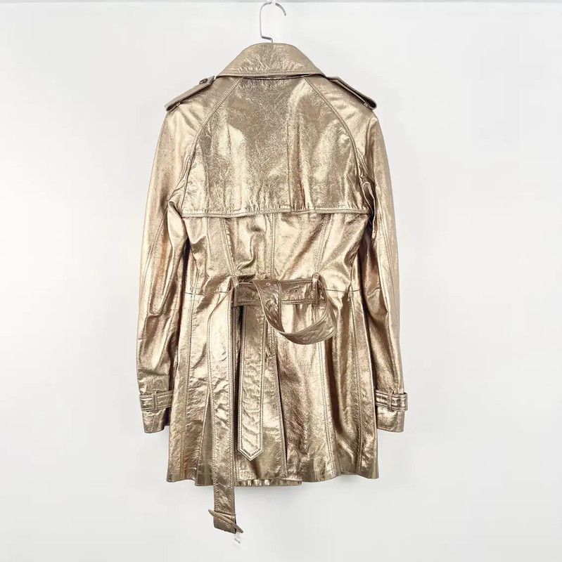 Burberry Burberry Gold Spring Autumn Trench Coat Size S / US 4 / IT 40 - 2 Thumbnail