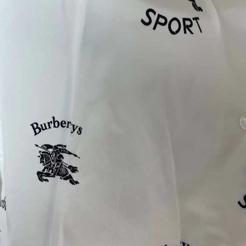 Burberry Burberry White Cotton Women's Shirt Size M / US 6-8 / IT 42-44 - 4 Thumbnail