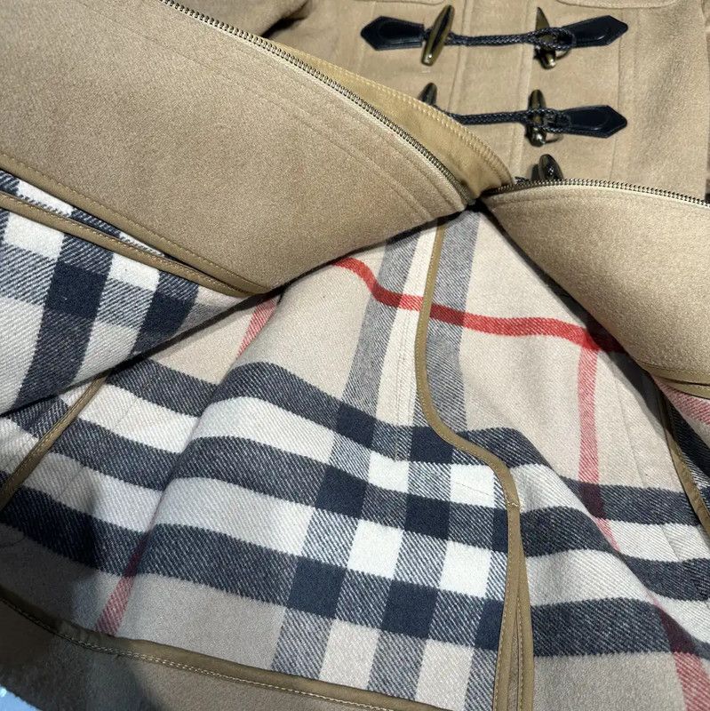 Burberry Burberry Khaki Wool Long Coat for Women Size S / US 4 / IT 40 - 6 Thumbnail