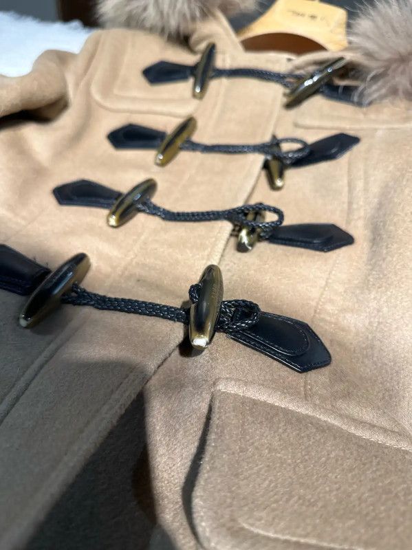 Burberry Burberry Khaki Wool Long Coat for Women Size S / US 4 / IT 40 - 9 Thumbnail