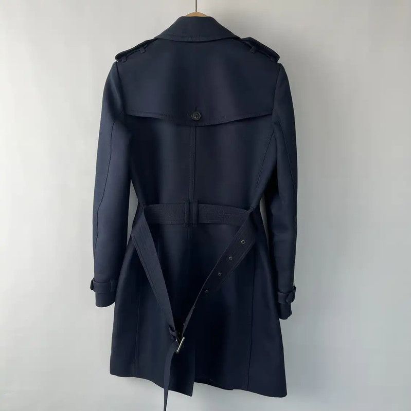 Burberry Burberry Women's Navy Blue Trench Coat Size S / US 4 / IT 40 - 2 Thumbnail