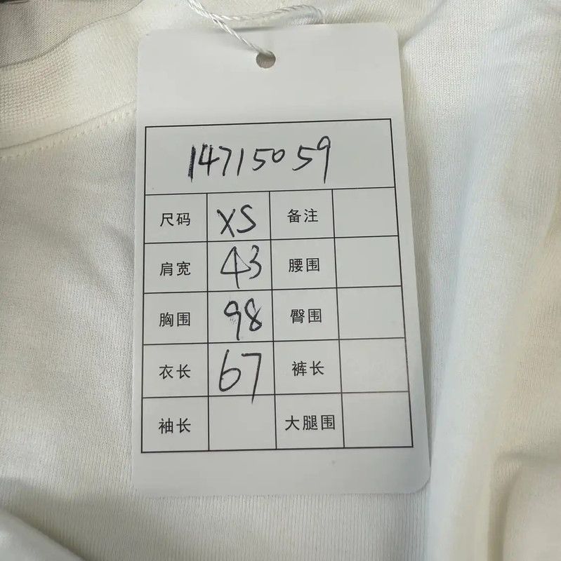 Burberry Burberry Women's XS White Cotton T-Shirt Size XS / US 0-2 / IT 36-38 - 6 Thumbnail