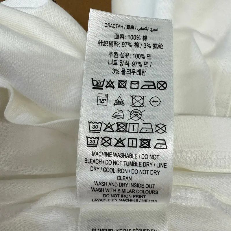 Burberry Burberry Women's XS White Cotton T-Shirt Size XS / US 0-2 / IT 36-38 - 4 Thumbnail