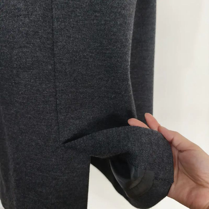 Burberry Burberry Gray Wool Long Sleeve Dress Size M / US 6-8 / IT 42-44 - 7 Thumbnail