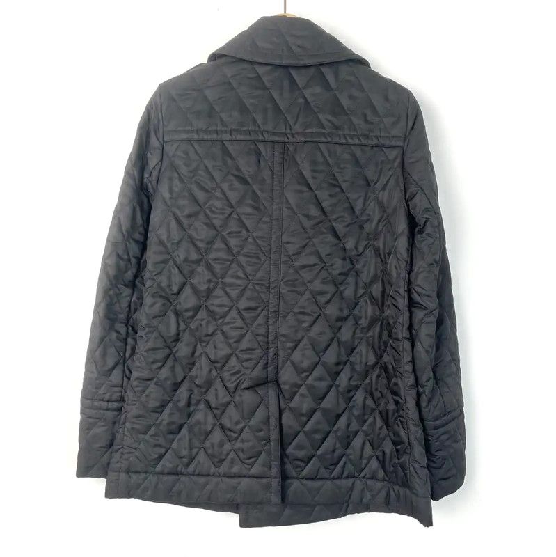 Burberry Burberry Black Quilted Mid-Length Cotton Jacket Size XS / US 0-2 / IT 36-38 - 2 Thumbnail