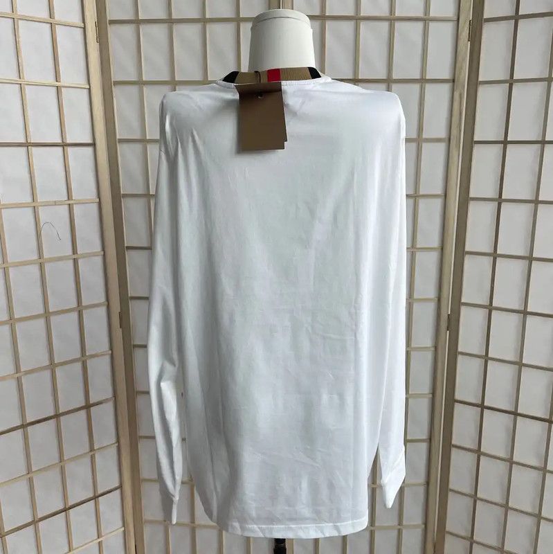 Burberry Burberry Women's White Cotton Sweatshirt Size M / US 6-8 / IT 42-44 - 2 Thumbnail