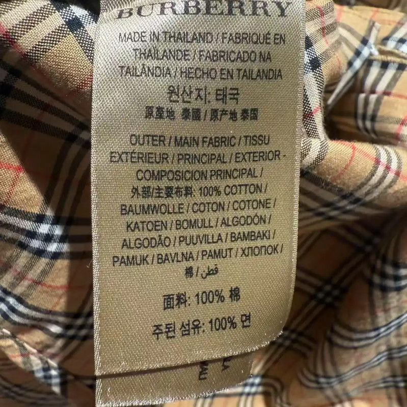 Burberry Burberry Khaki Check Cotton Women's Shirt Size M / US 6-8 / IT 42-44 - 6 Thumbnail