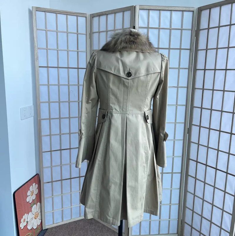 Burberry Burberry Khaki Cotton Women's Trench Coat Size M / US 6-8 / IT 42-44 - 2 Thumbnail