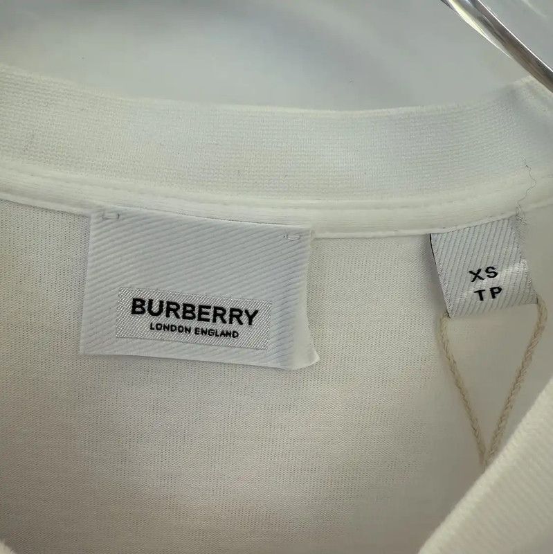 Burberry Burberry White Cotton Women's T-Shirt Size XS / US 0-2 / IT 36-38 - 5 Thumbnail