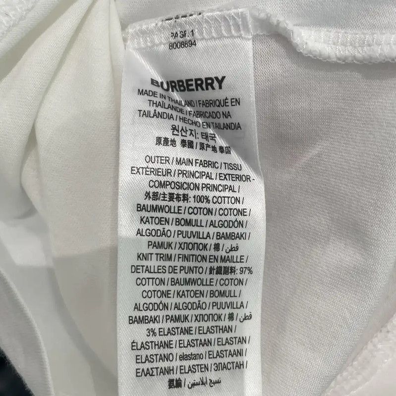 Burberry Burberry White Cotton Women's T-Shirt Size XS / US 0-2 / IT 36-38 - 6 Thumbnail