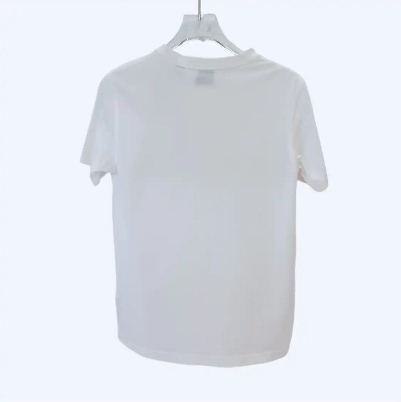 Burberry Burberry White Cotton Women's T-Shirt Size XS / US 0-2 / IT 36-38 - 2 Thumbnail