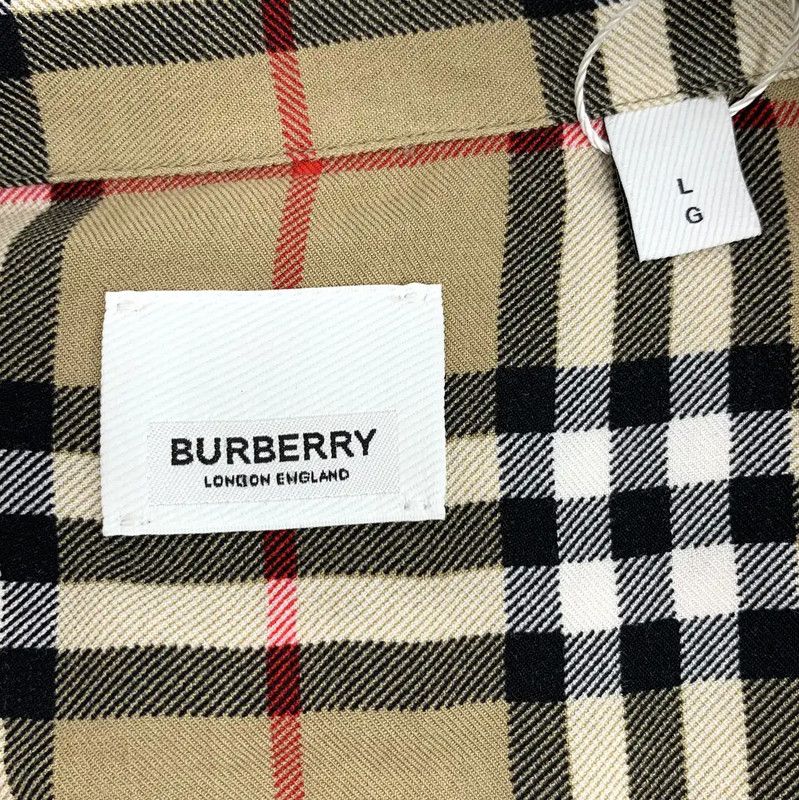 Burberry Burberry Brown Plaid Short Sleeve Shirt Size L / US 10 / IT 46 - 5 Thumbnail