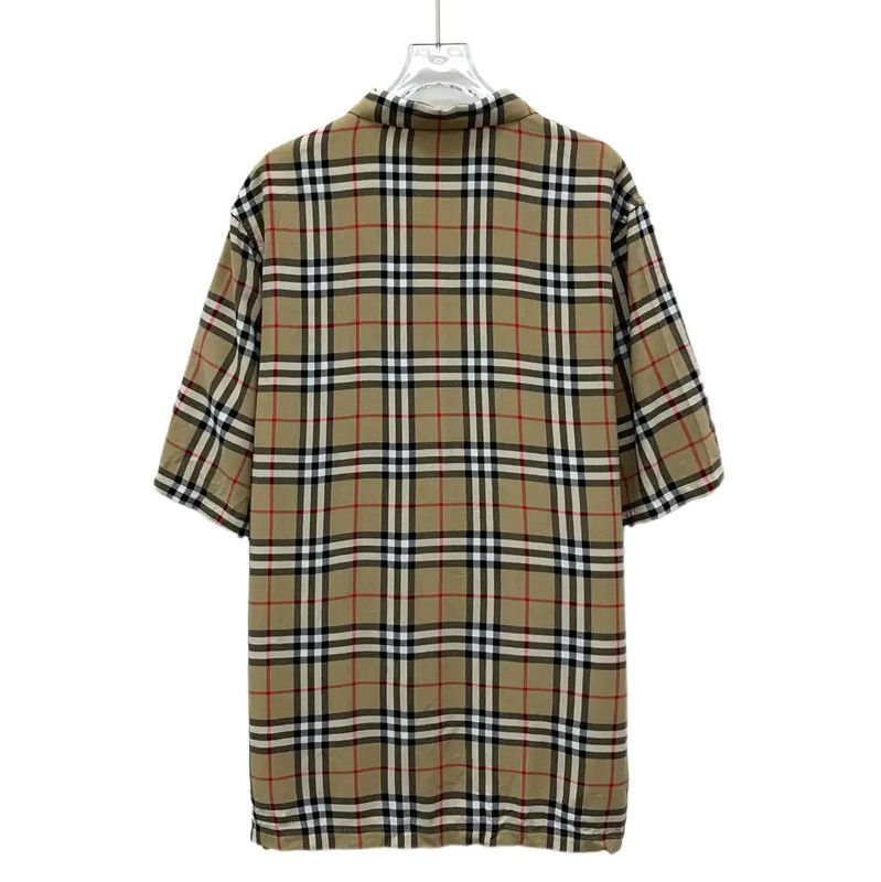 Burberry Burberry Brown Plaid Short Sleeve Shirt Size L / US 10 / IT 46 - 2 Thumbnail