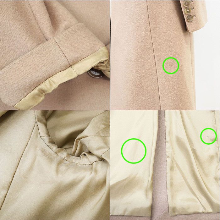 Gucci Gucci Gucci 100% Wool Coat Leather Outerwear 455739 ZGW07 DUTY FREE for USA Size ONE SIZE - 5 Thumbnail