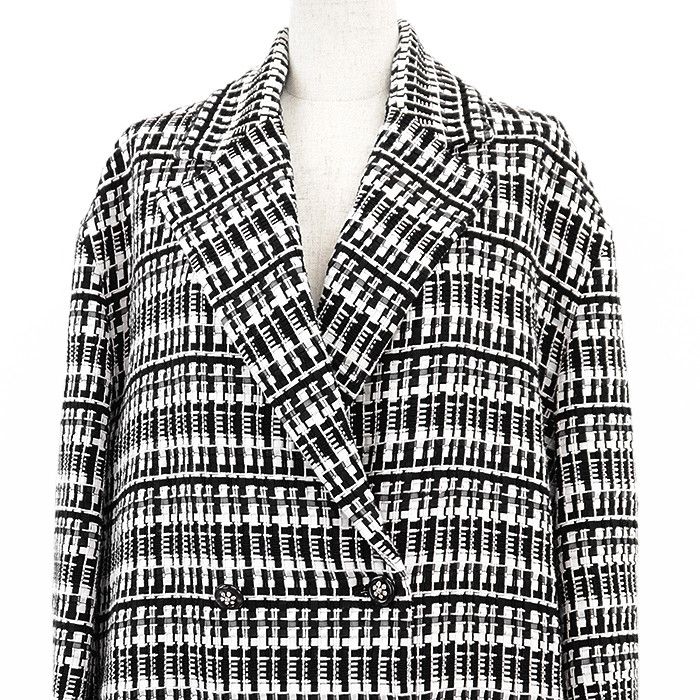 Chanel Chanel Chanel P78886 Tweed Long Jacket Cotton Outerwear P78886 DUTY FREE for USA Size ONE SIZE - 2 Thumbnail