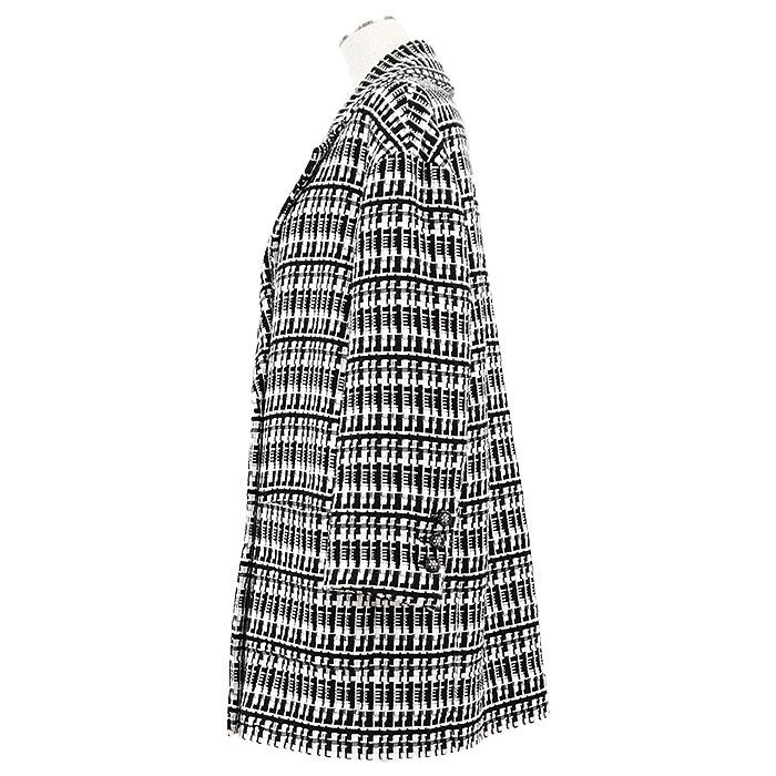 Chanel Chanel Chanel P78886 Tweed Long Jacket Cotton Outerwear P78886 DUTY FREE for USA Size ONE SIZE - 3 Thumbnail