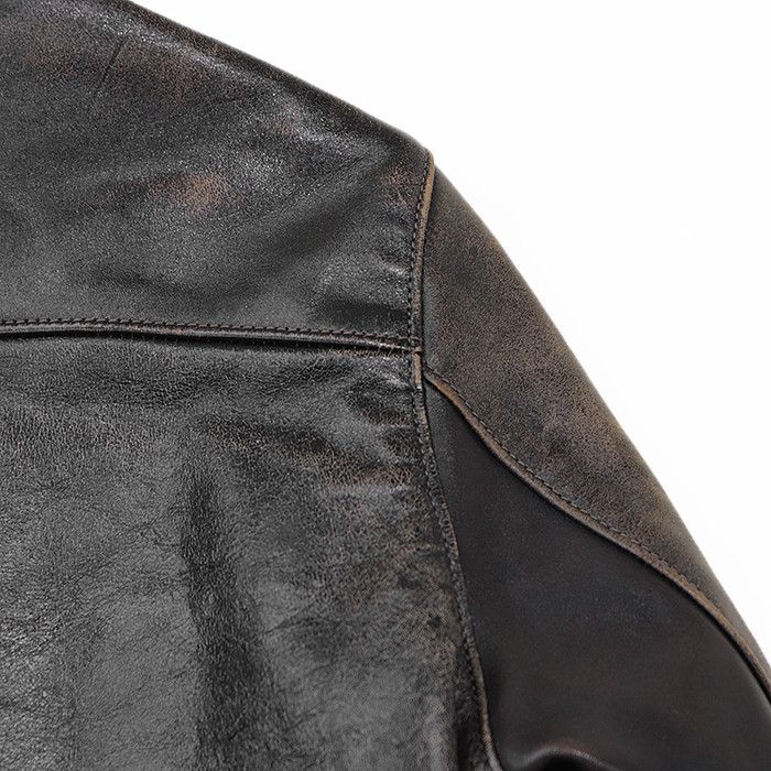 Other Other The REAL McCOY'S Buco J-100 Leather Jacket Leather Outerwear J-100 DUTY FREE for USA Size ONE SIZE - 8 Thumbnail