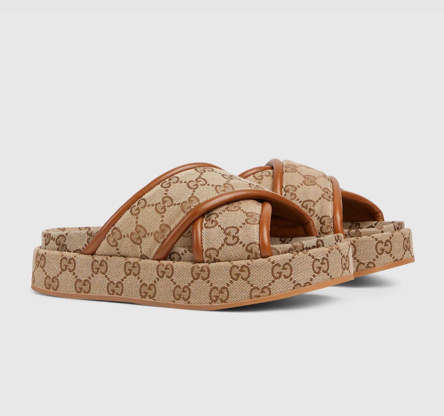Gucci Gucci GG Original Platform Sandals SIZE 35 Size ONE SIZE - 2 Thumbnail