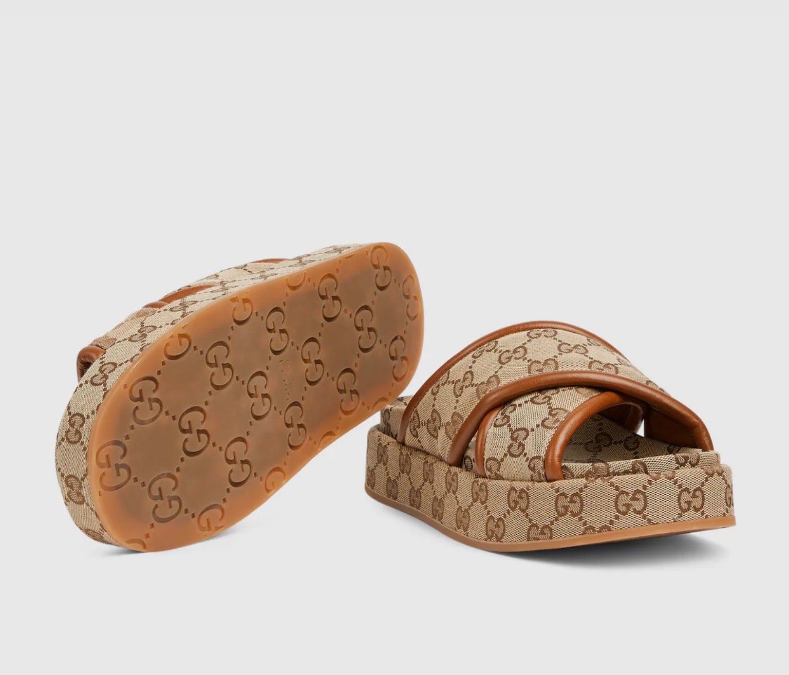 Gucci Gucci GG Original Platform Sandals SIZE 36 Size ONE SIZE - 3 Thumbnail