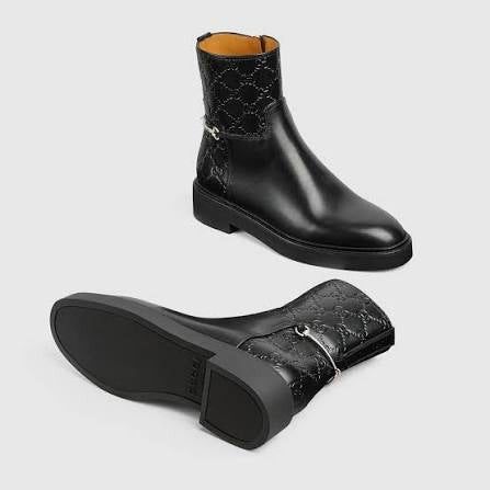 Gucci Gucci Slim Horsebit Ankle Boots SIZE 35 Size ONE SIZE - 3 Thumbnail