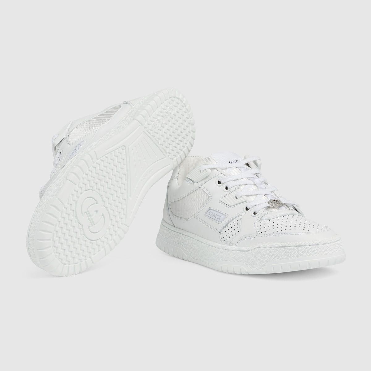 Gucci Gucci Interlocking G Leather Sneakers SIZE 37 Size ONE SIZE - 4 Thumbnail