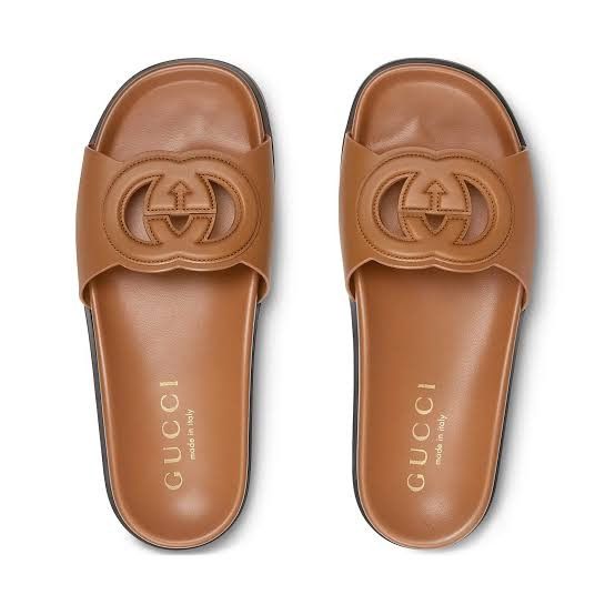 Gucci Gucci Interlocking G Slide Sandals SIZE 37.5 Size ONE SIZE - 2 Thumbnail
