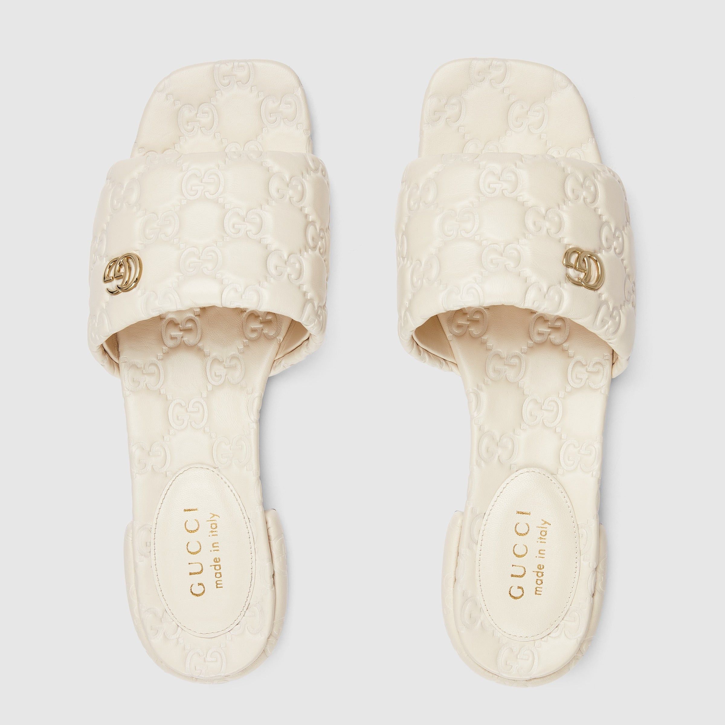 Gucci Gucci Double G Slide Sandals SIZE 37 Size ONE SIZE - 3 Thumbnail
