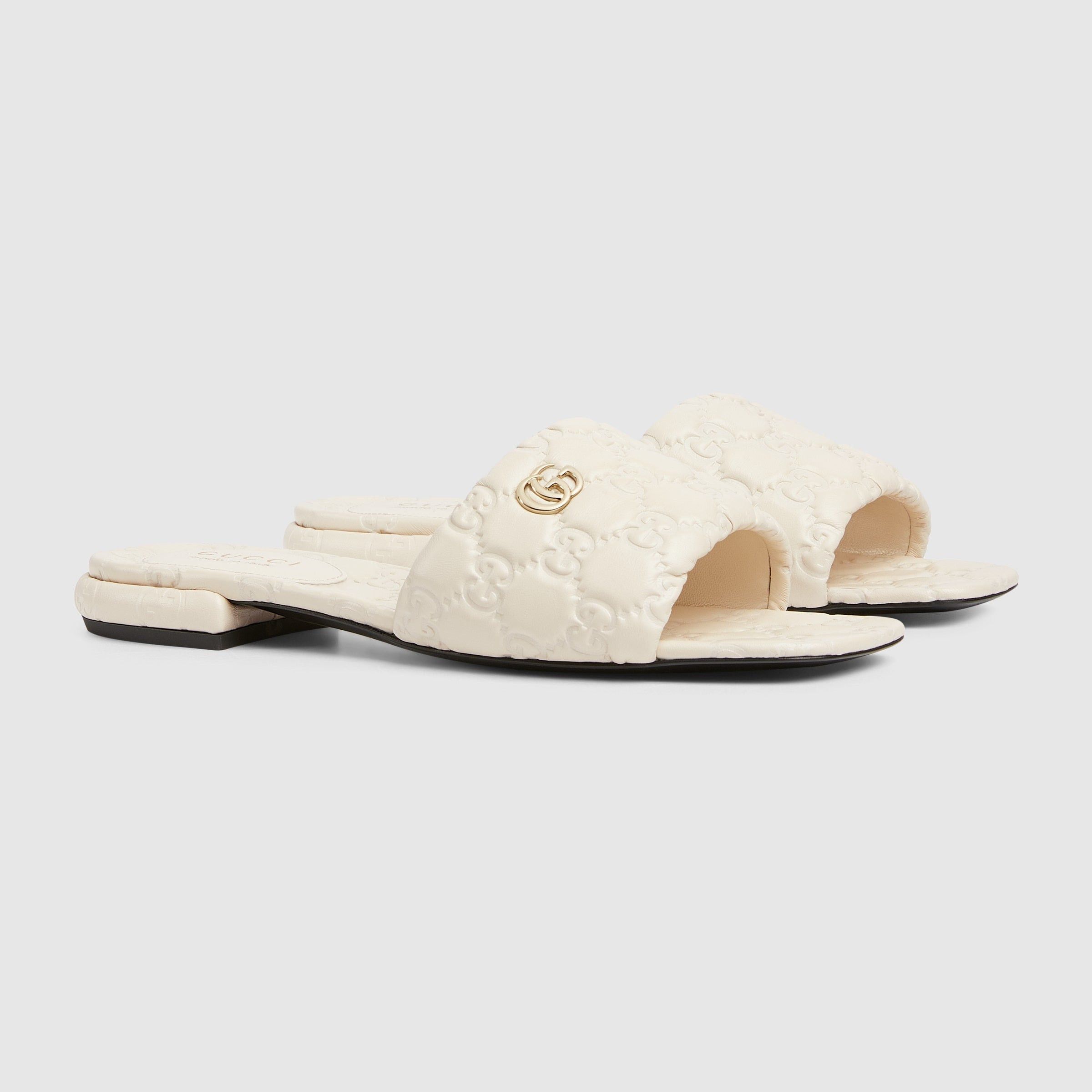 Gucci Gucci Double G Slide Sandals SIZE 38 Size ONE SIZE - 2 Thumbnail