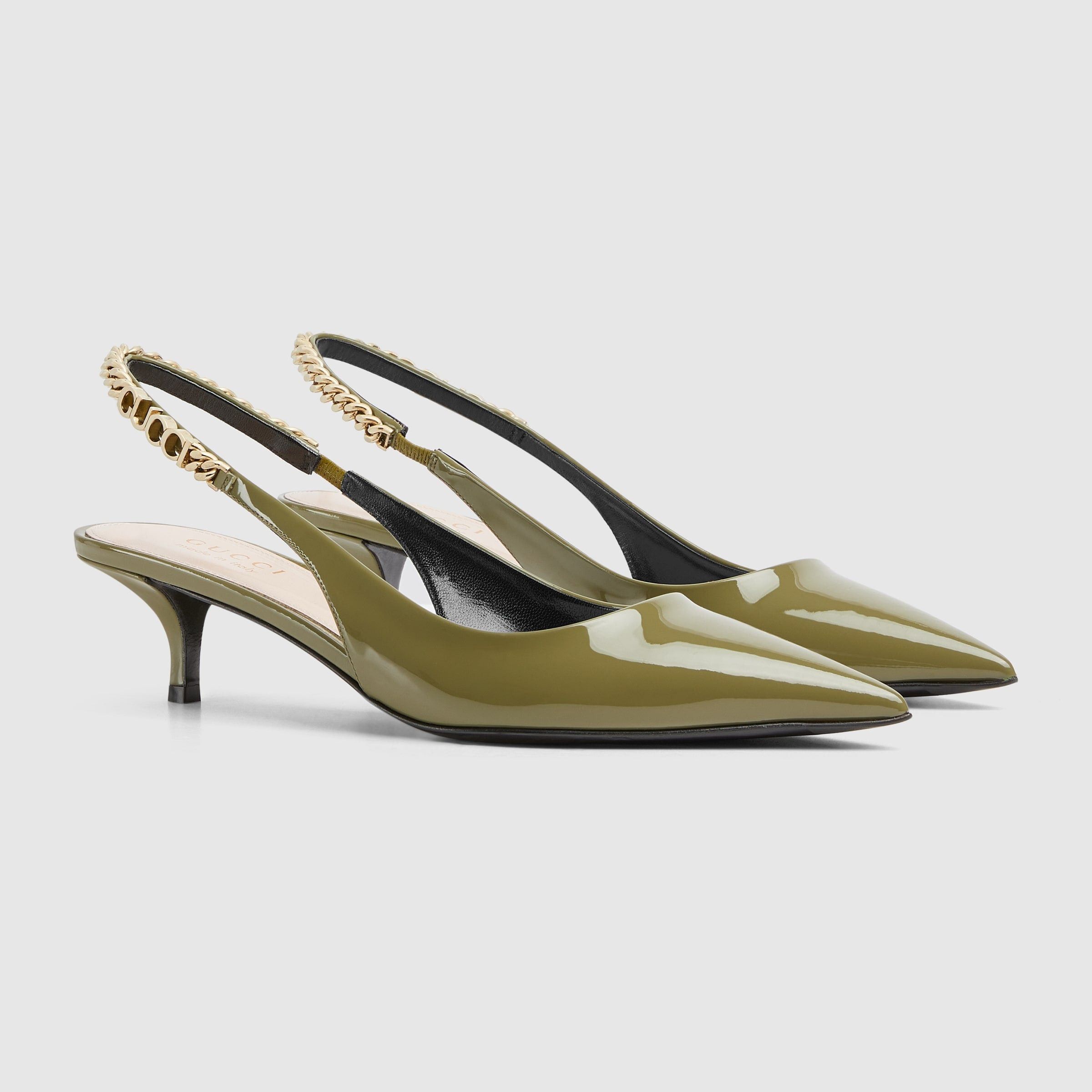 Gucci Gucci Signoria Leather Pumps SIZE 37 Size ONE SIZE - 2 Thumbnail