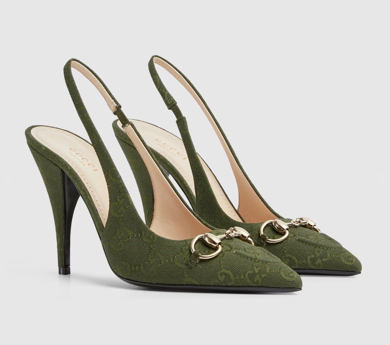 Gucci Gucci Horsebit GG Slingback Pumps SIZE 41 Size ONE SIZE - 2 Thumbnail